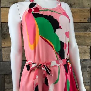 NEW YORK & COMPANY colorful midi dress